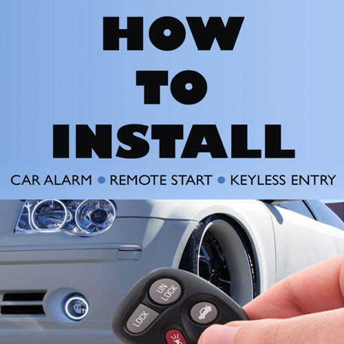 how to install car alarm and remote start