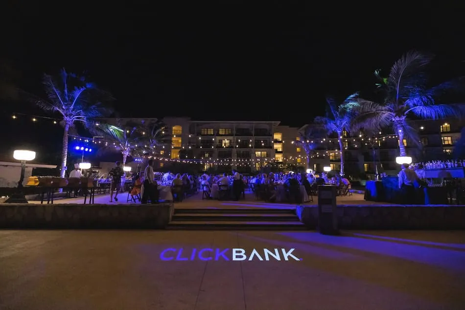 ClickBank Platinum Summit 2023 dinner