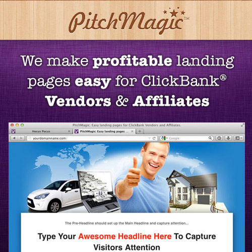 pitch magic clickbank clickbank flyers