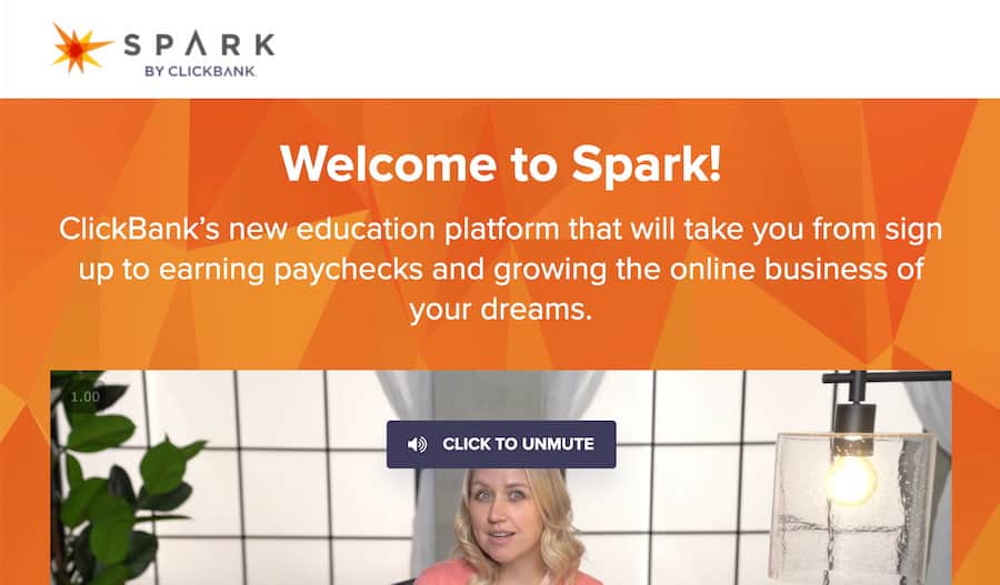 Spark education platform from ClickBank