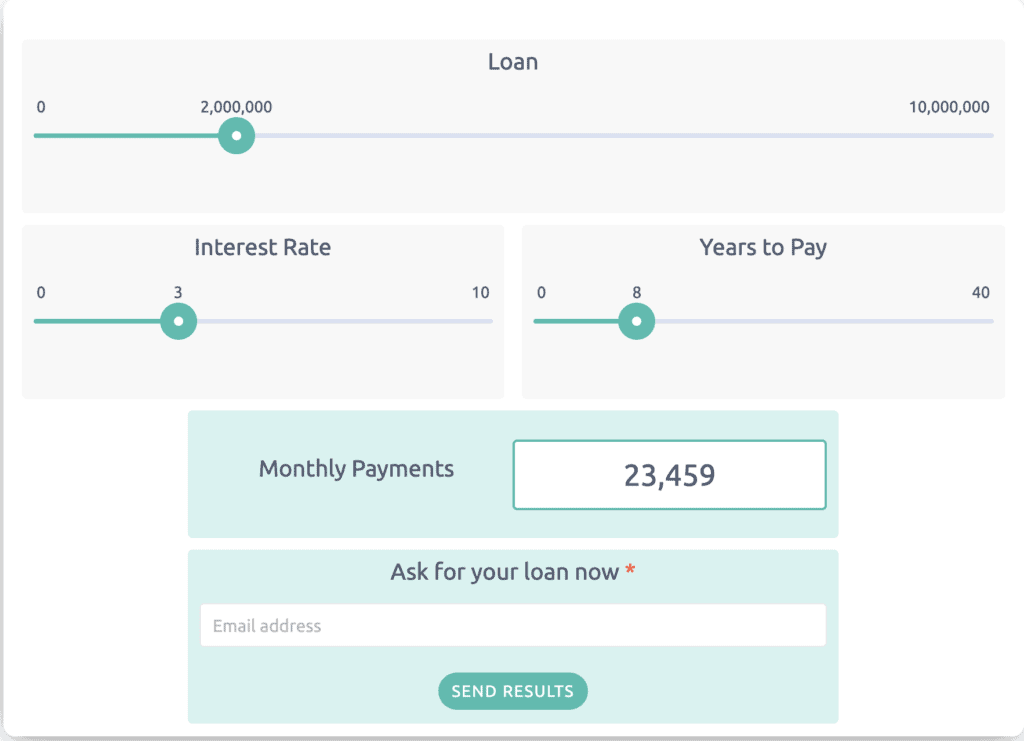 Calculoid calculator builder