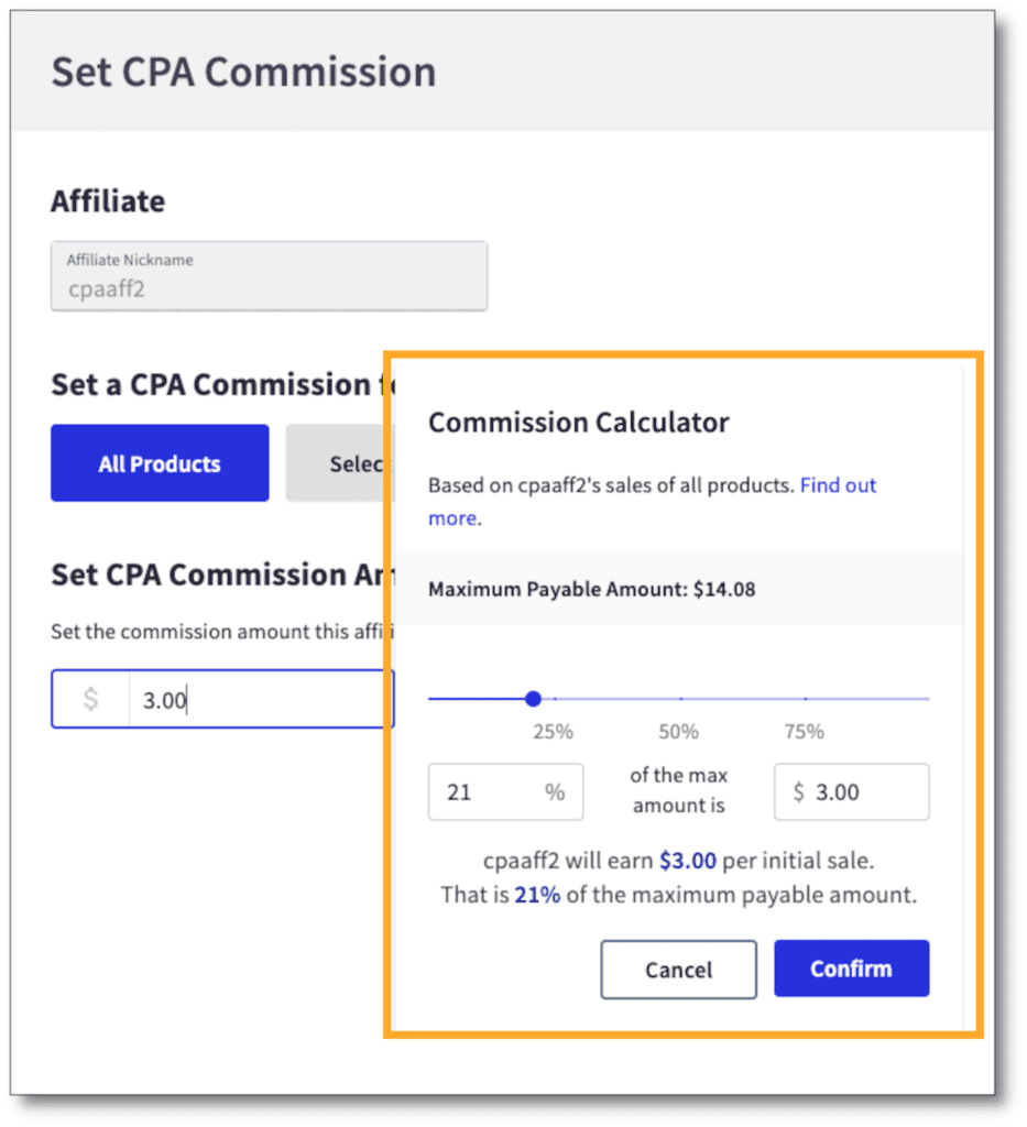 ClickBank CPA commission calculator