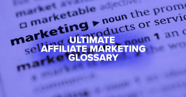 Affiliate marketing glossary