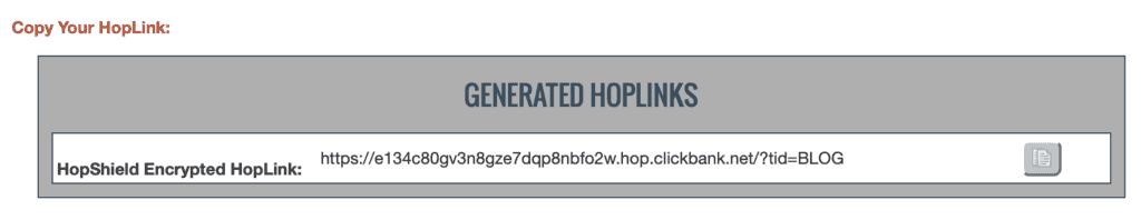 Generated HopLink