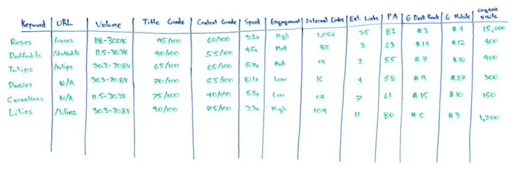 seo keyword mapping