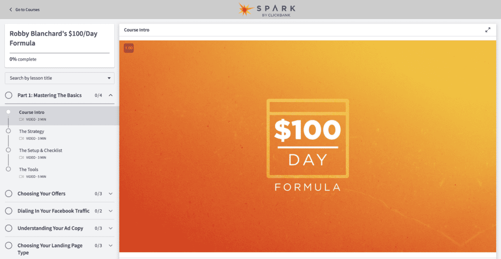 $100/Day Formula