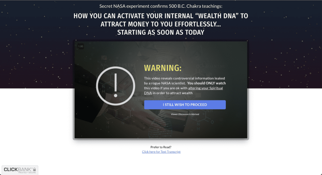 Wealth DNA Code