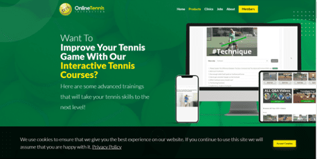 Online Tennis Instruction