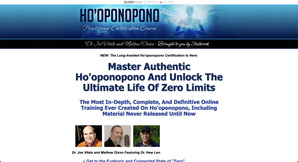 Ho’oponopono Certification