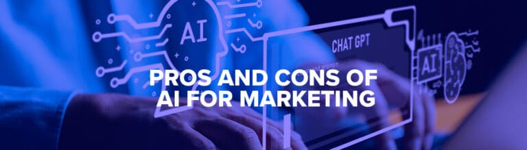 pros and cons of ai for marketing