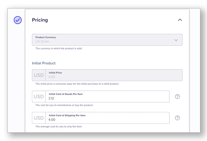 COGs calculator
